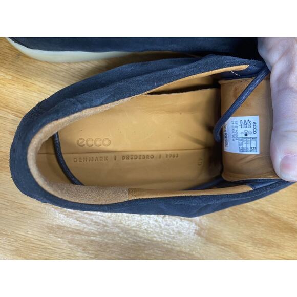 Ecco N3012 Citytray Lite Men\'s 6.5 Blue Suede Lace Up Low Top Oxford Shoes S65 main image 7